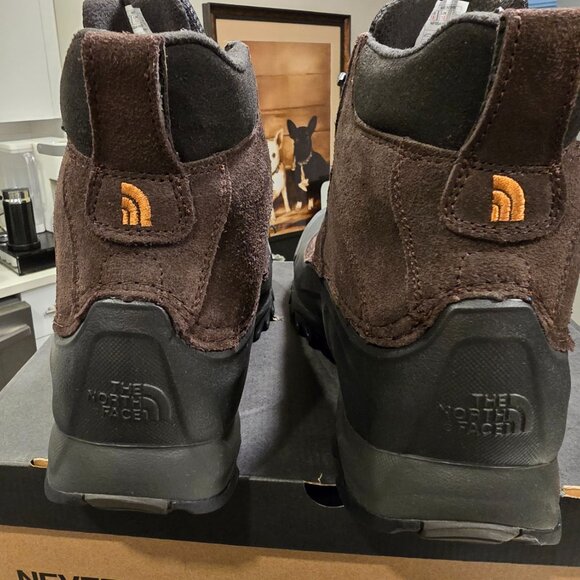 The North Face Men's Snowfuse Boot Boots Size 10.5 Coffee Brown / TNF Black NEW - Picture 7 of 10